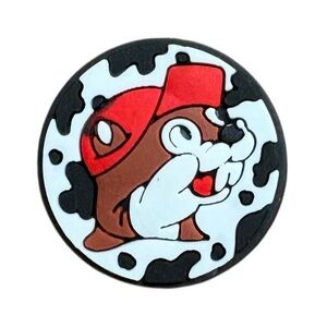 CROCS Red and Brown Cartoon Jibbitz Charm
